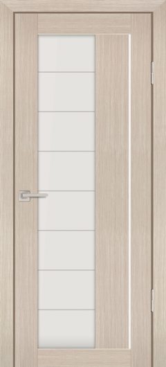 Межкомнатная царговая дверь Profilo Porte PS41 Капучино мелинга остекленная — фото 1